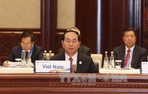 Phát biểu của Chủ tịch nước tại phiên thảo luận 'Hợp tác kết nối vì sự phát triển trong liên kết'